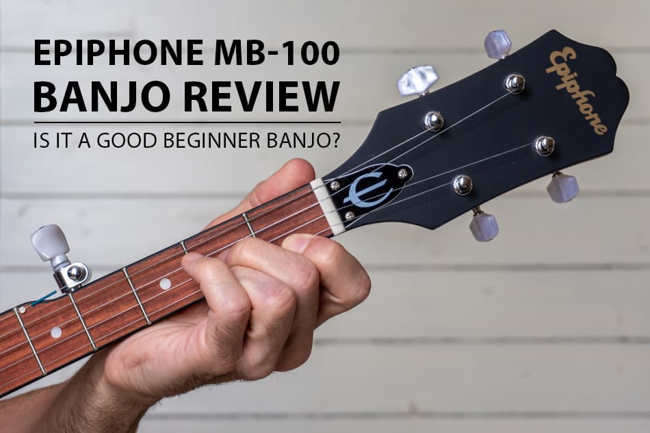 Playing Epiphone MB-100 banjo
